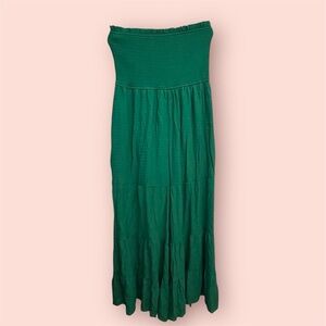 Fashion Nova Curve Green Strapless Jumpsuit Plus Size 3X